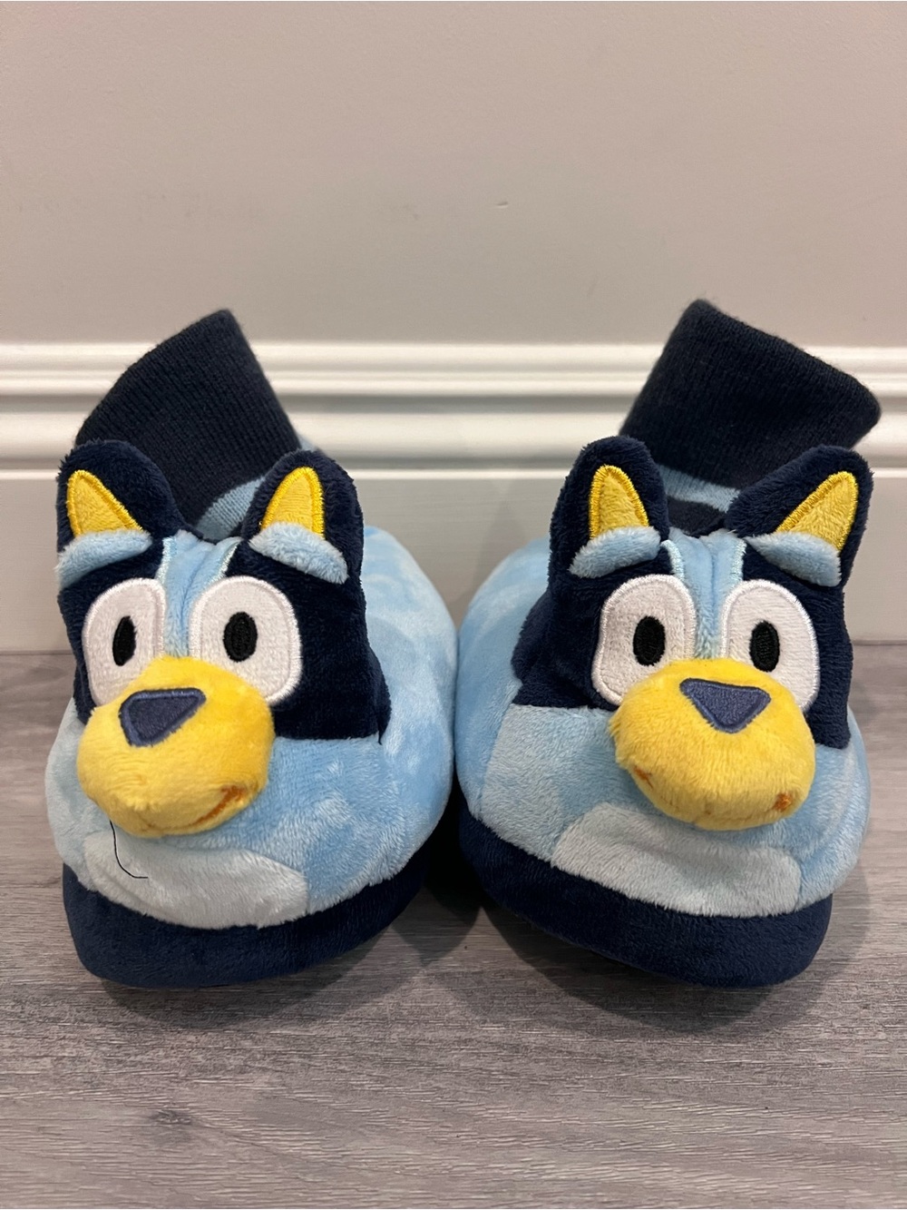 Kids Plush Bluey Slippers